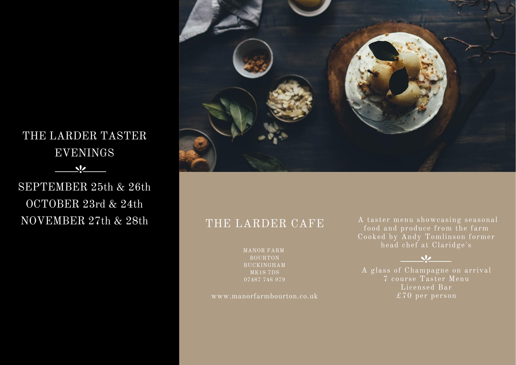 The Larder Taster Evenings