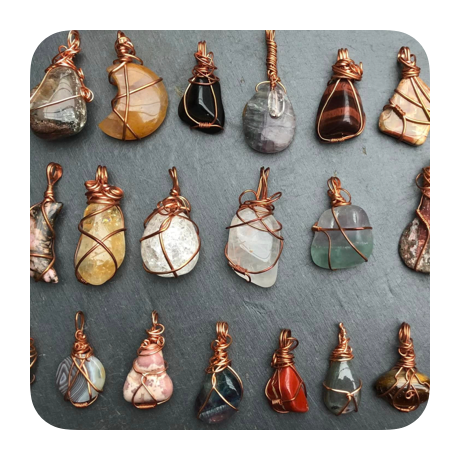 Cristina’s Crystal Wire Wrapping